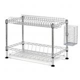 Sandusky Lee WDR101812 Two Tier Wire Dish Rack,