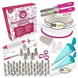 Cakebe 80-Piece Cake Decorating Supplies Kit with