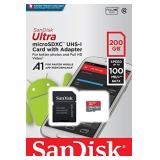 SanDisk Ultra 200GB microSDXC UHS-I Card with Adap
