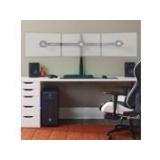 ECHOGEAR Triple Monitor Desk Mount Stand for Scree