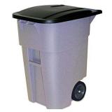 Rubbermaid Commercial Brute Rollout Container- Squ