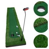 Golf Putting Mat-OUTAD Indoor Golf Training Mat Pu