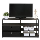 Furinno 15078WNBK Jaya Simple Design TV Stand for