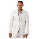 Perry Ellis Men's Suit Jacket- Natural Linen- 42/L