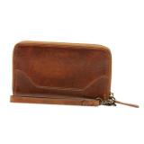 Melissa Zip Phone Wallet Phone Wallet- COGNAC- One