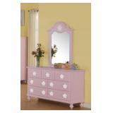 ACME 00740 Floresville Mirror- Pink