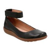 Clarks Women's Medora Nina Flat- Black Leather- 7