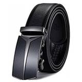 XDeer Men's Leather Ratchet Dress Belts with