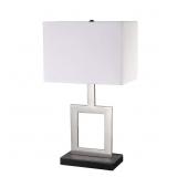 Globe Electric Haven 21' Table Lamp, Brushed