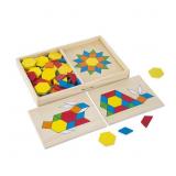 Melissa & Doug Pattern Blocks and Boards - Classic