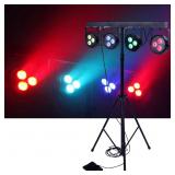 DragonX 4 Bar LED mobile DJ Stage Lighting Package