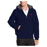 U.S. Polo Assn. Men's Fleece Sherpa Hoodie- Classi