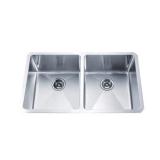 Kraus KHU102-33 33 inch Undermount 50/50 Double Bo