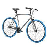 Takara Sugiyama Flat Bar Fixie Bike- Gray/Blue- Me