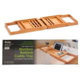 Bamboo Bathtub Caddy Tray (Extendable) Luxury Spa
