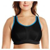 Leading Lady Women's Plus-Size Sports Bra with Cro