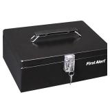 First Alert 3020F Steel Cash Box (Black)