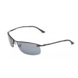 Ray-Ban Men's RB3183P 002/8163 Polarized Wrap Sung