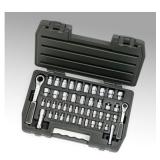 GearWrench 8946 Pass Thru Ratchet 46 Piece Set 1/4