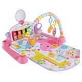 Fisher-Price Deluxe Kick & Play Piano Gym- Pink