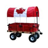 Millside Industries Canadian Flag Canopy Wooden Wa