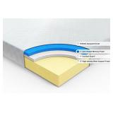 Zinus 6 Inch Gel-Infused Green Tea Memory Foam Mat