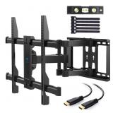 TV Wall Mount Full Motion Swivel Dual Articulating