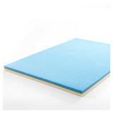 Zinus 4 Inch Gel Memory Foam Mattress Topper- Full