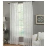 Kendall Sheer 108-Inch Rod Pocket Window Curtain