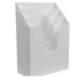 Acrimet Vertical File Folder Organizer (White Colo
