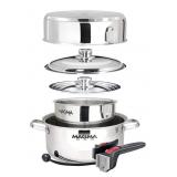Magma 7 Piece Gourmet Nesting Stainless Steel Cook