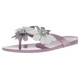 Nine West Women's MACINEE Sandal- Light Purple/Mul