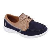 Skechers Women's GO Walk LITE - Coral Shoes- Navy/