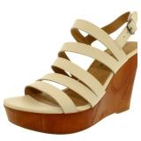 Lucky Brand Women's Larinaa Wedge Sandal- Linen- 8