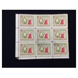 Canada # 381 Oil Industry, Block Of 9 Mnh