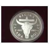 Mint 1982 Proof $1 Regina Cased