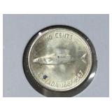 1967 10 Cents Canada Ms-65
