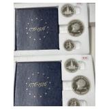 2 U S Bi-centennial Silver Coin Sets