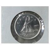 1975 10 Cents Canadian  Sp-67 Proof