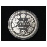 2011 Canadian L/e Proof Silver Dollar