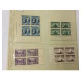 Canada 4 Corner Blocks Early Canada Set -1mnh