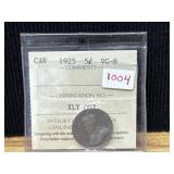 1925 (I.C.C.S. V.G.8) Canadian 5 Cents