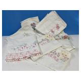 Assorted Linens - Embroidered and
