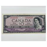 1954 Canadian $10 Devil's Face Banknote