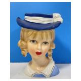 MCM Young Girl Vase #K1837 Japan