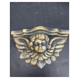 Ceramic Cherub Wall Shelf