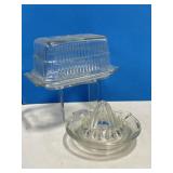 Juicer and Butter Dish