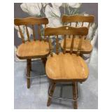 3 Bar Stools - seats are 25 ' from floor