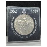 1977 Queen II Silver Jubilee Cased Crown