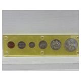 1958 Canadian Year Set in Plastic Holder
